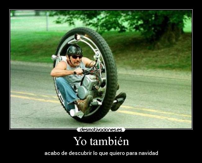 Yo también - acabo de descubrir lo que quiero para navidad