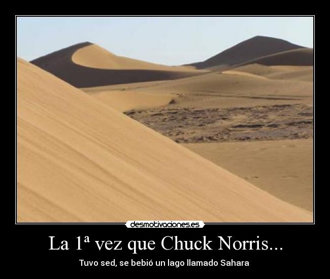 La 1ª vez que Chuck Norris... -