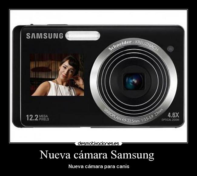 Nueva cámara Samsung -
