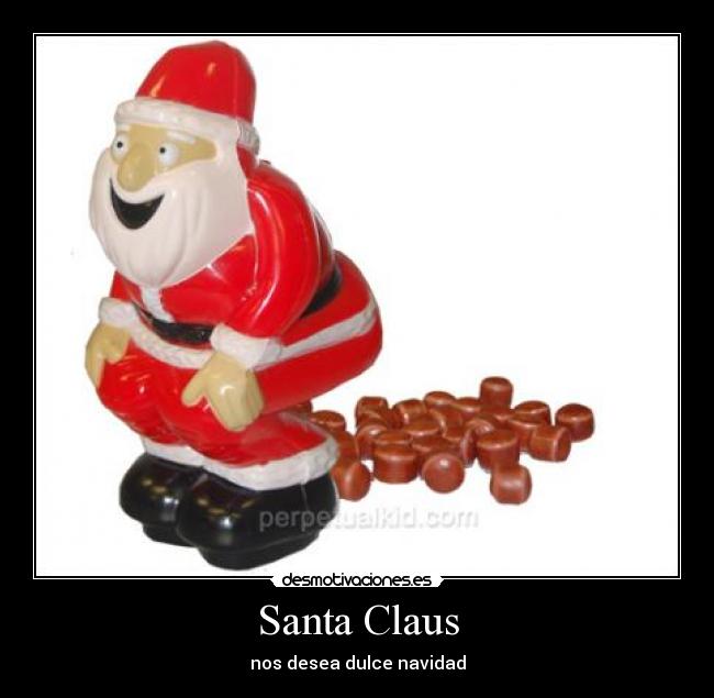 Santa Claus - nos desea dulce navidad