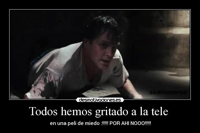 Todos hemos gritado a la tele -