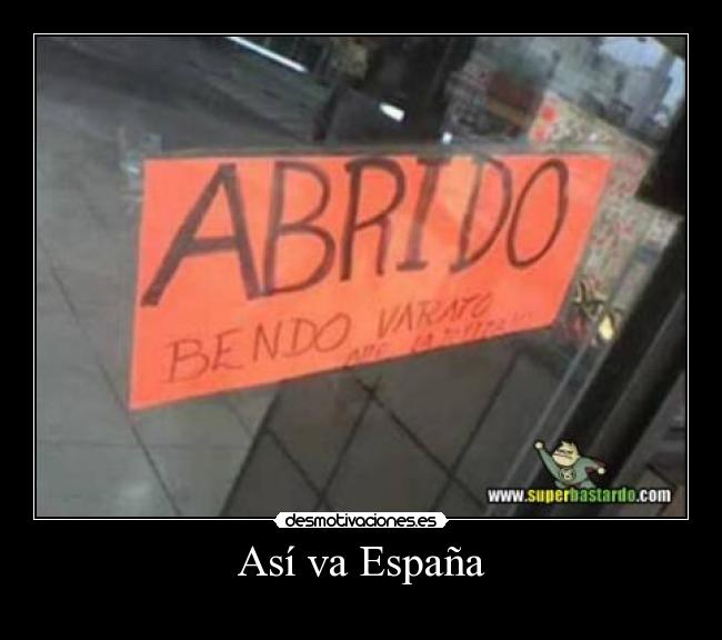 Así va España -