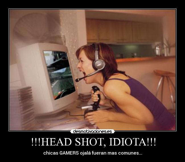 carteles head shot desmotivaciones