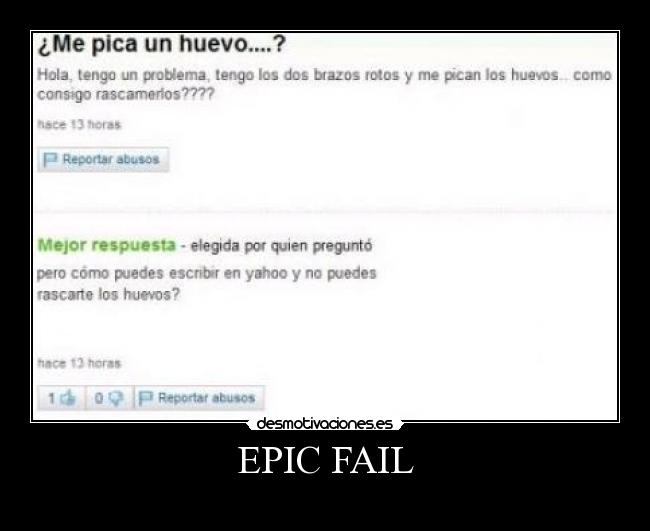 EPIC FAIL -
