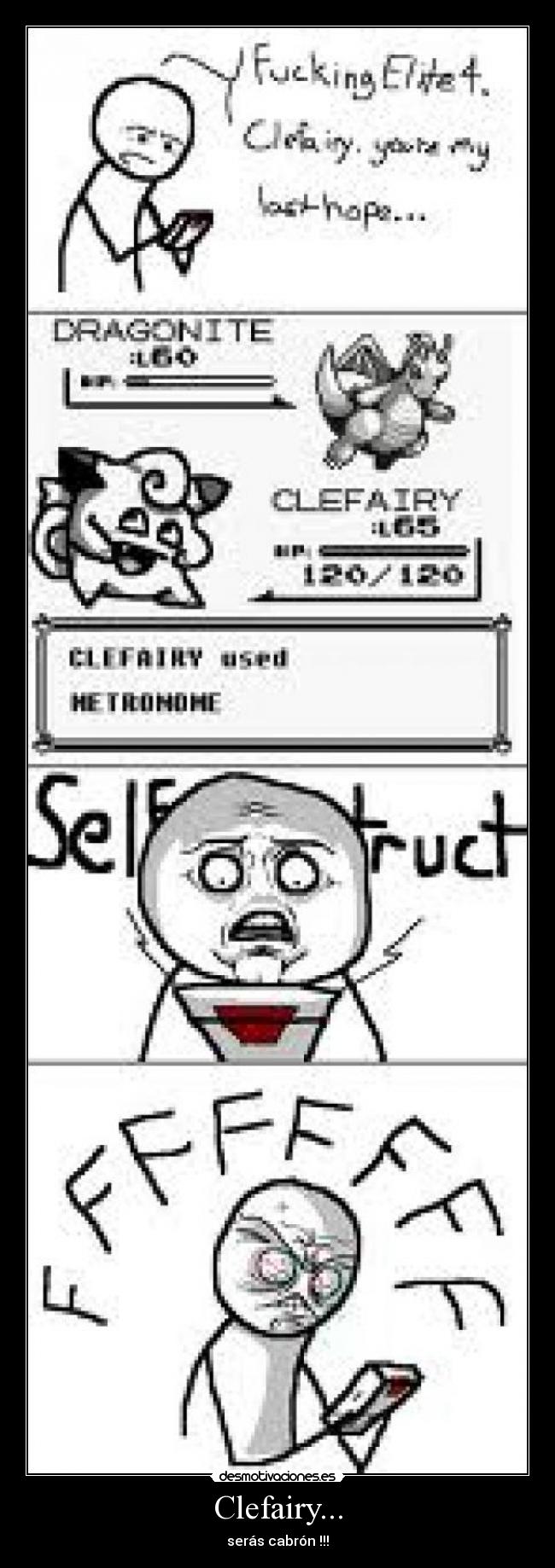 Clefairy... - serás cabrón !!!