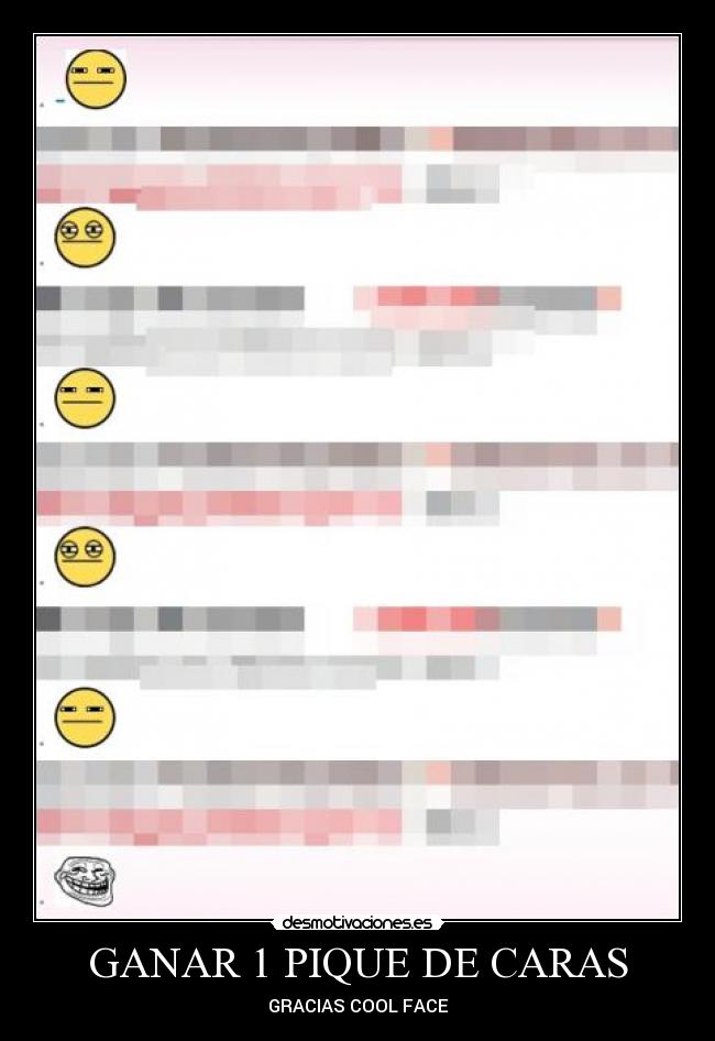 GANAR 1 PIQUE DE CARAS - 