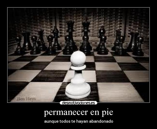 permanecer en pie - 