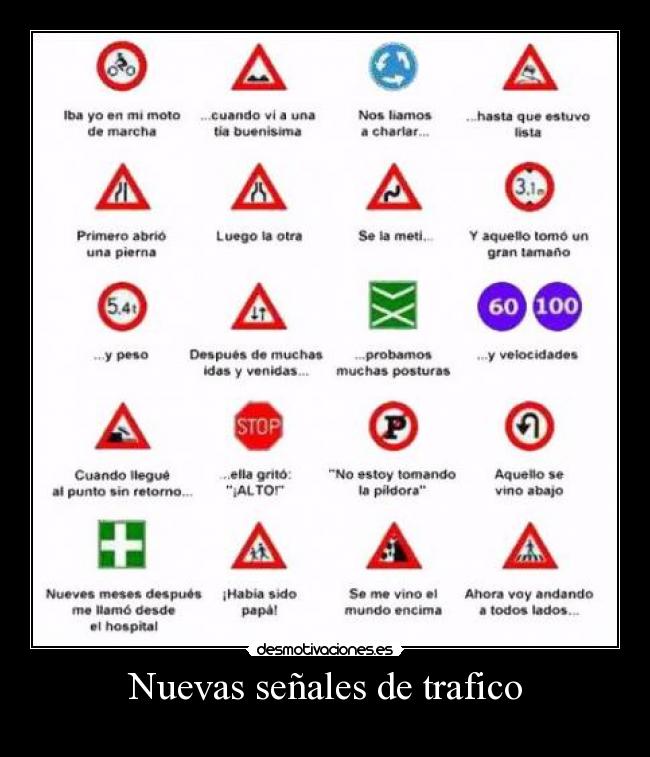 Nuevas señales de trafico -