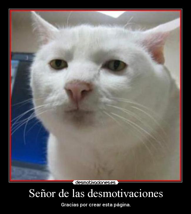Señor de las desmotivaciones -