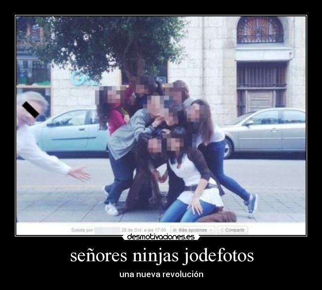 señores ninjas jodefotos -