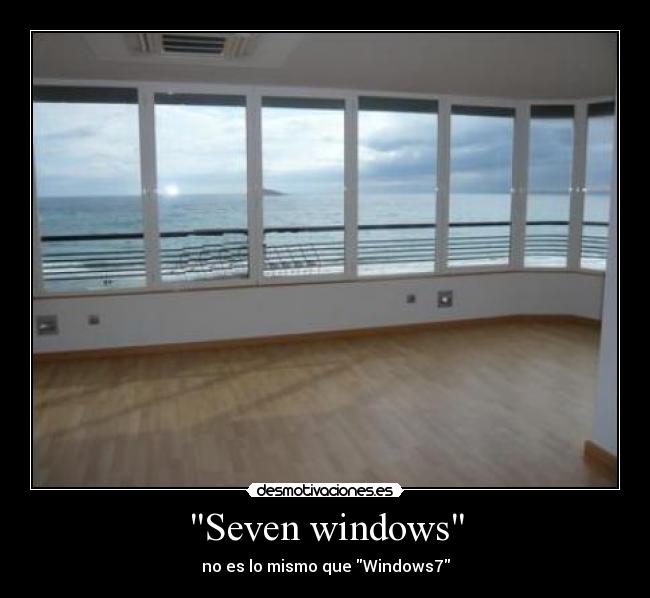 Seven windows -