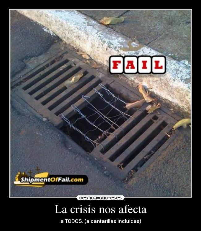 La crisis nos afecta -
