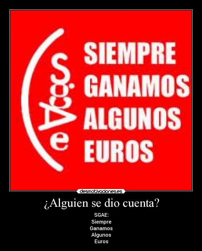 ¿Alguien se dio cuenta? - 