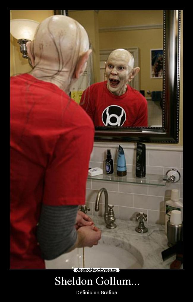 Sheldon Gollum... - Definicion Grafica