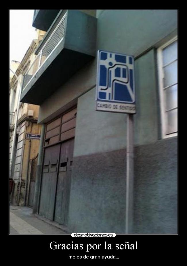 Gracias por la señal -