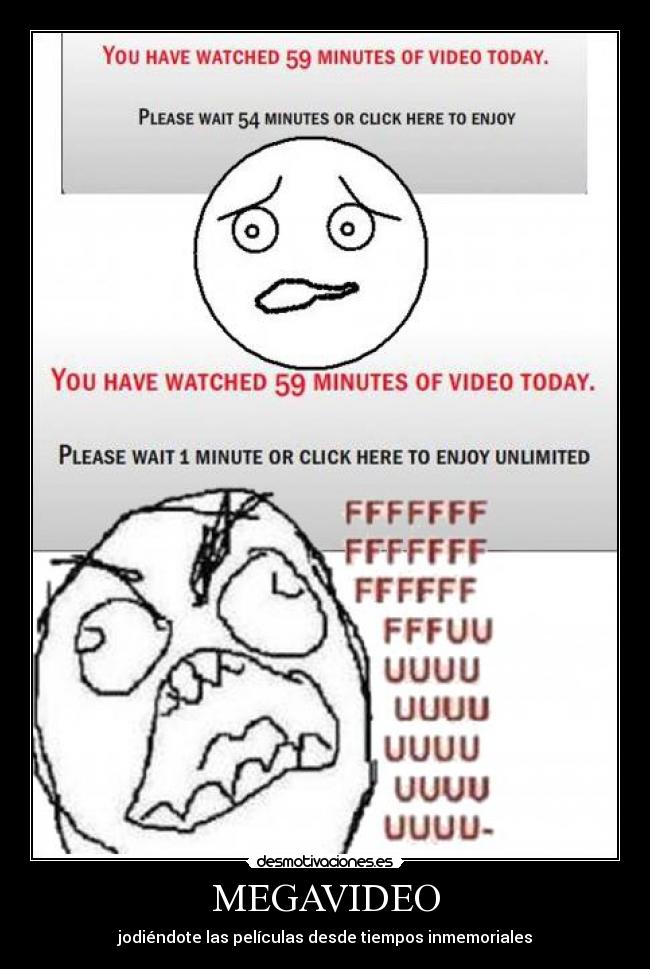 MEGAVIDEO - jodiéndote las películas desde tiempos inmemoriales