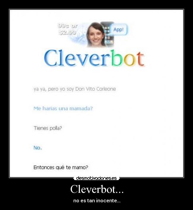 carteles mamada sexo cleverbot clever bot robot gatos ninja tuenti facebook desmotivaciones
