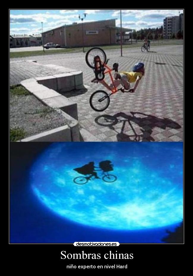 Sombras chinas - niño experto en nivel Hard