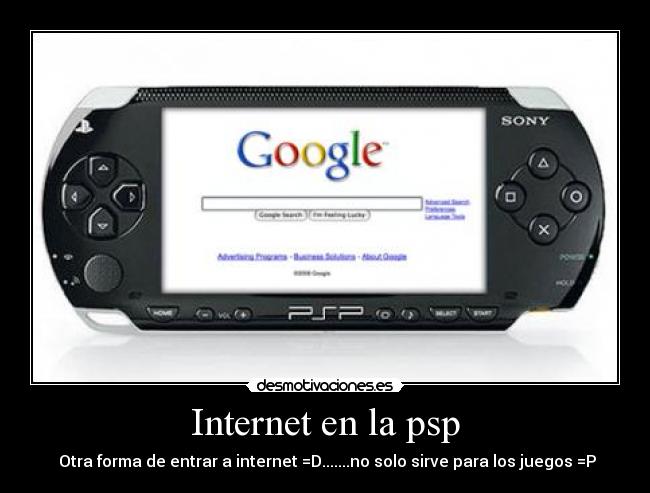 carteles internet internet psp desmotivaciones