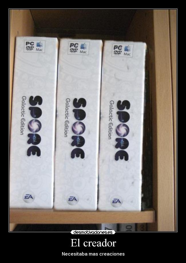 El creador - Necesitaba mas creaciones