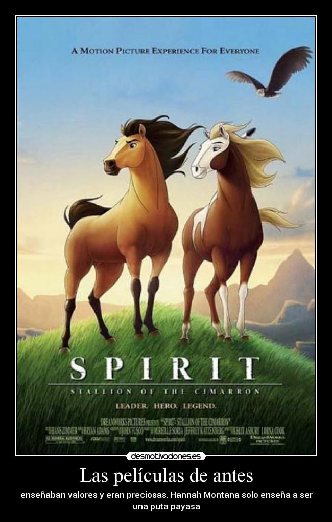 carteles spirit libertad valentia disney antes pedrulete anti payasos disney channel desmotivaciones