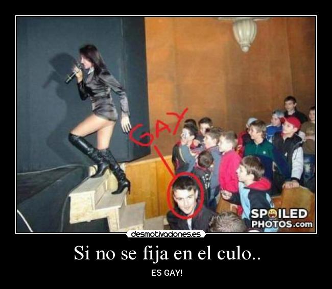 Si no se fija en el culo.. -