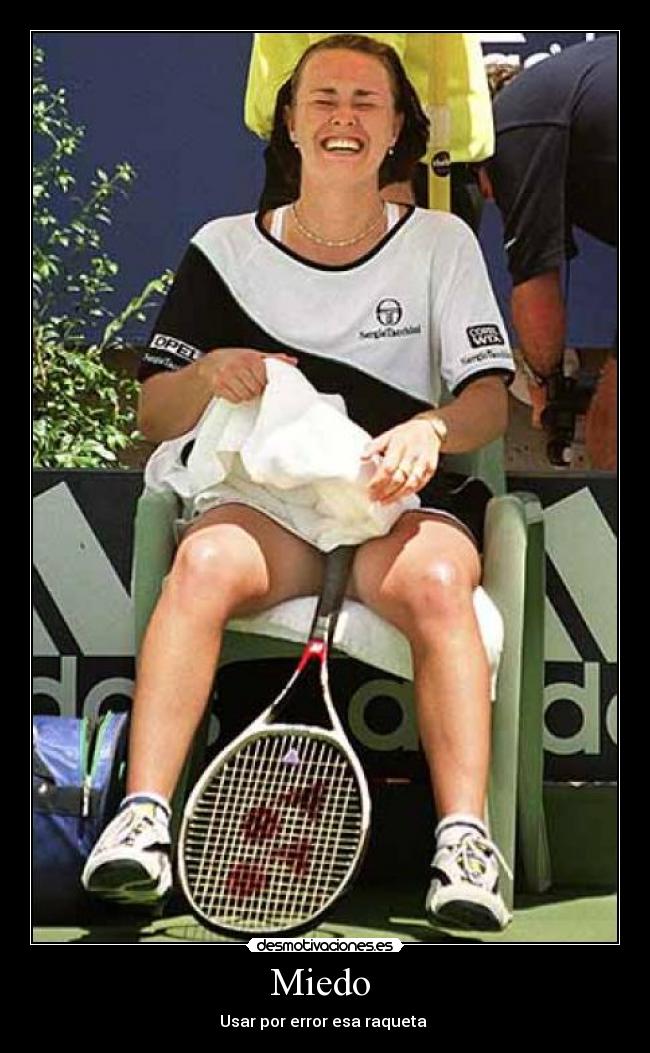 carteles miedo miedo tenis desmotivaciones