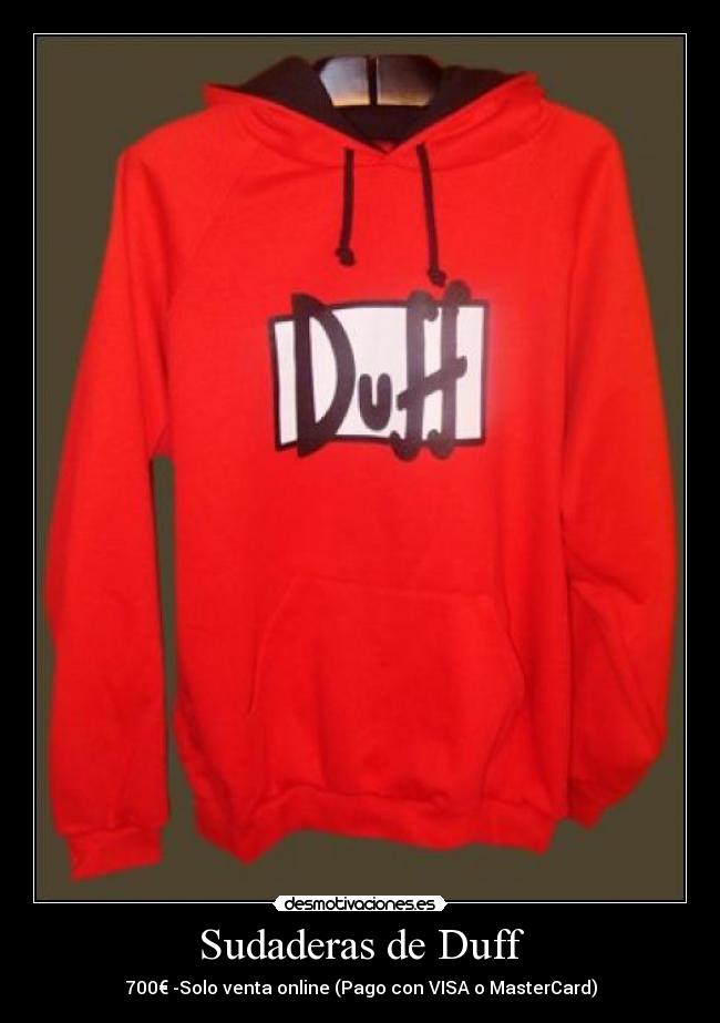sudadera duff