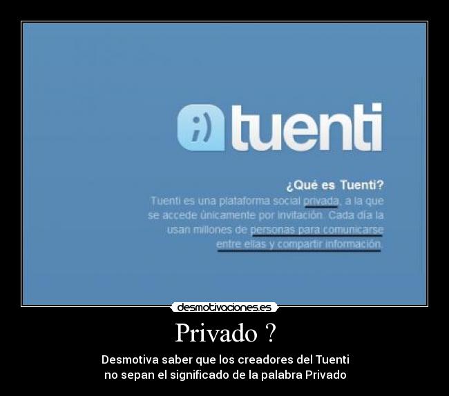 Privado ? -