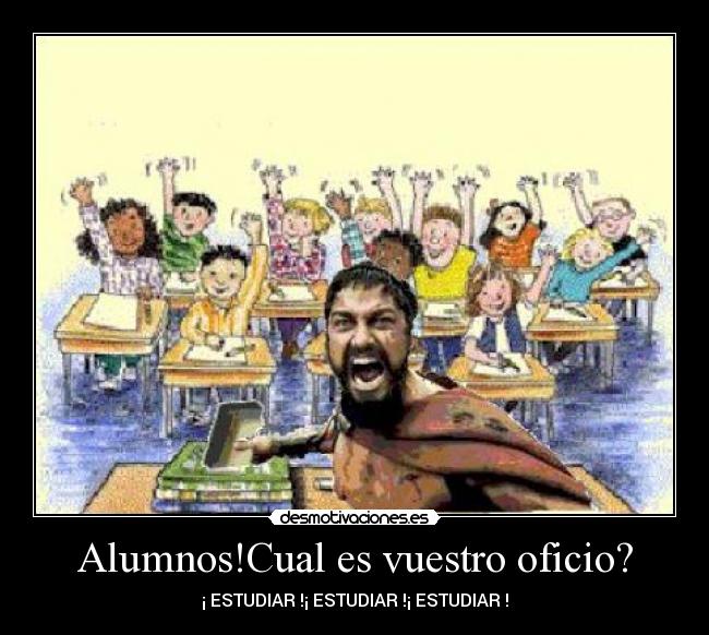 Alumnos!Cual es vuestro oficio? - 