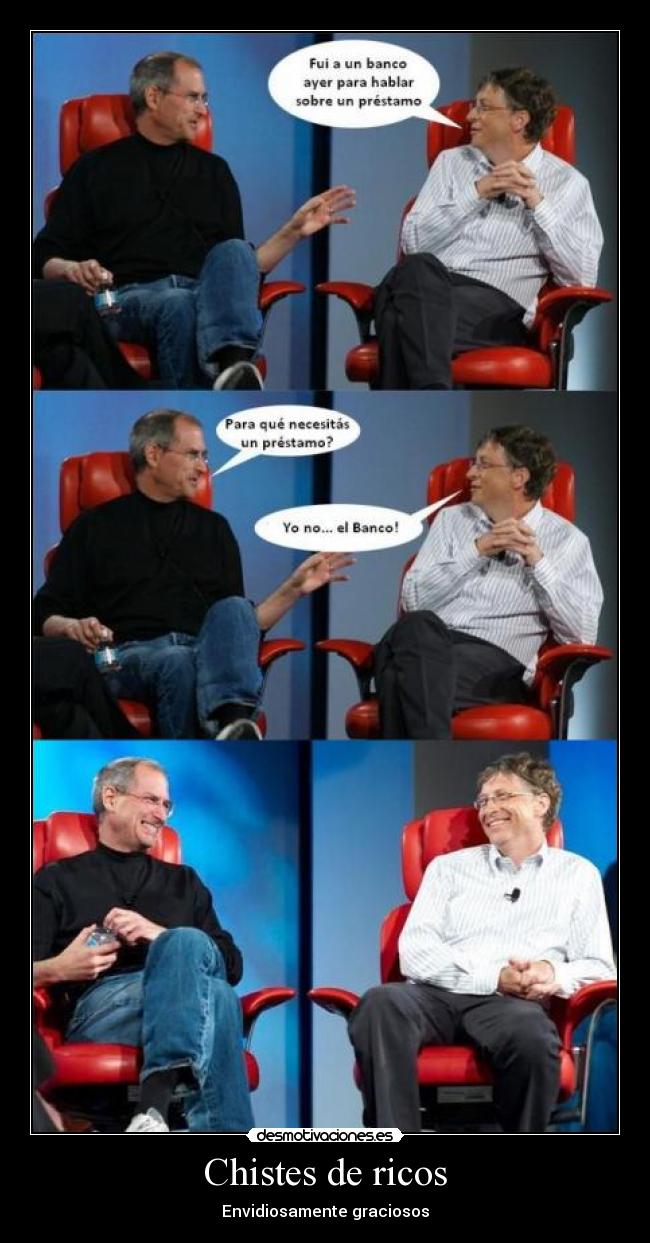 Chistes de ricos - Envidiosamente graciosos