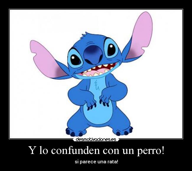 Y lo confunden con un perro! -