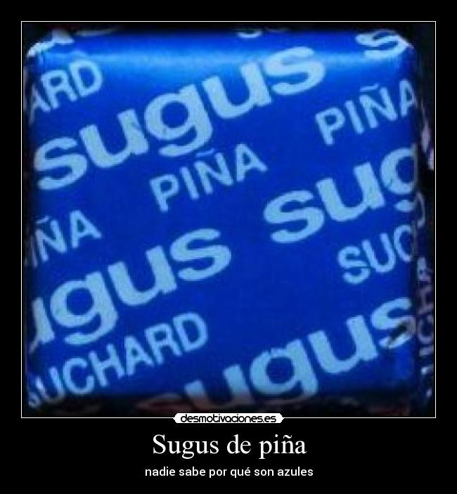 Sugus de piña -