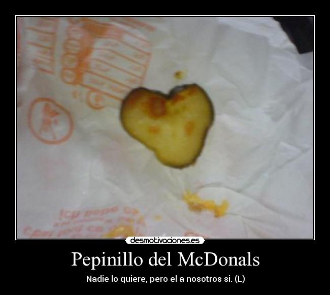 carteles pepinillo mcdonals corazon desmotivaciones