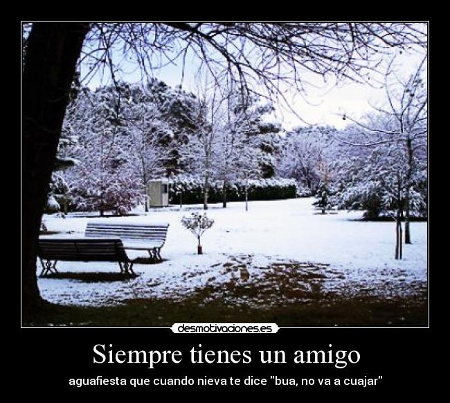 carteles nieve desmotivaciones