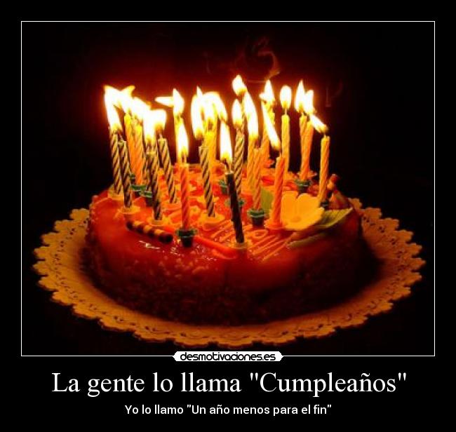 La gente lo llama Cumpleaños -