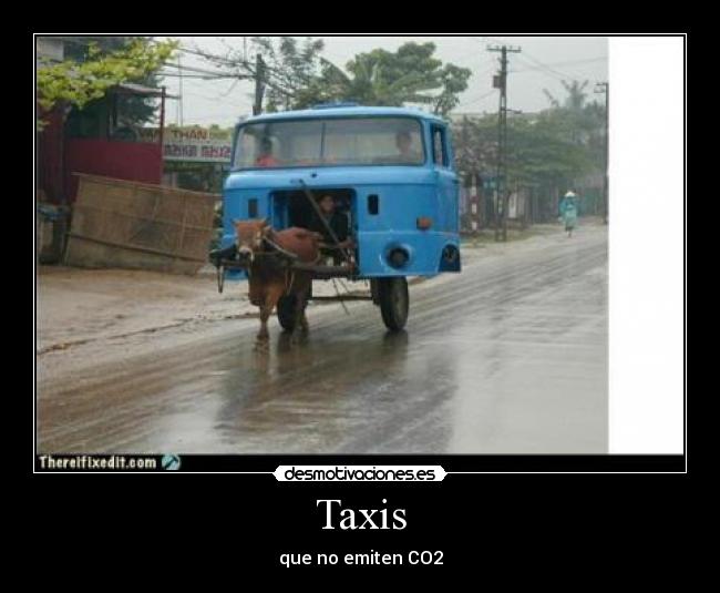 Taxis - que no emiten CO2