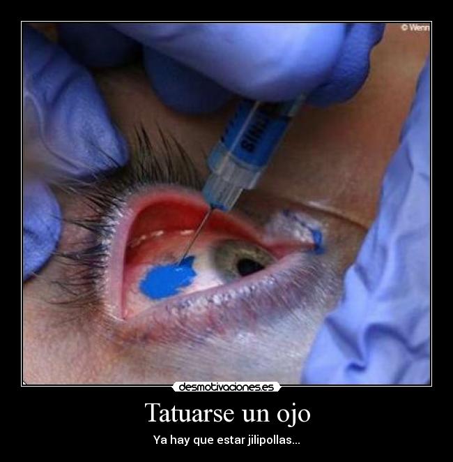 Tatuarse un ojo - 