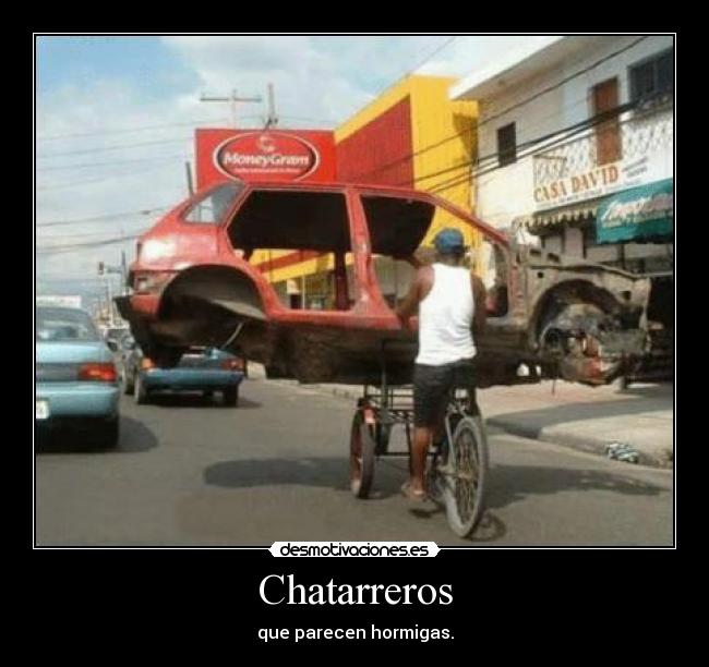 carteles chatarreros hormigas desmotivaciones