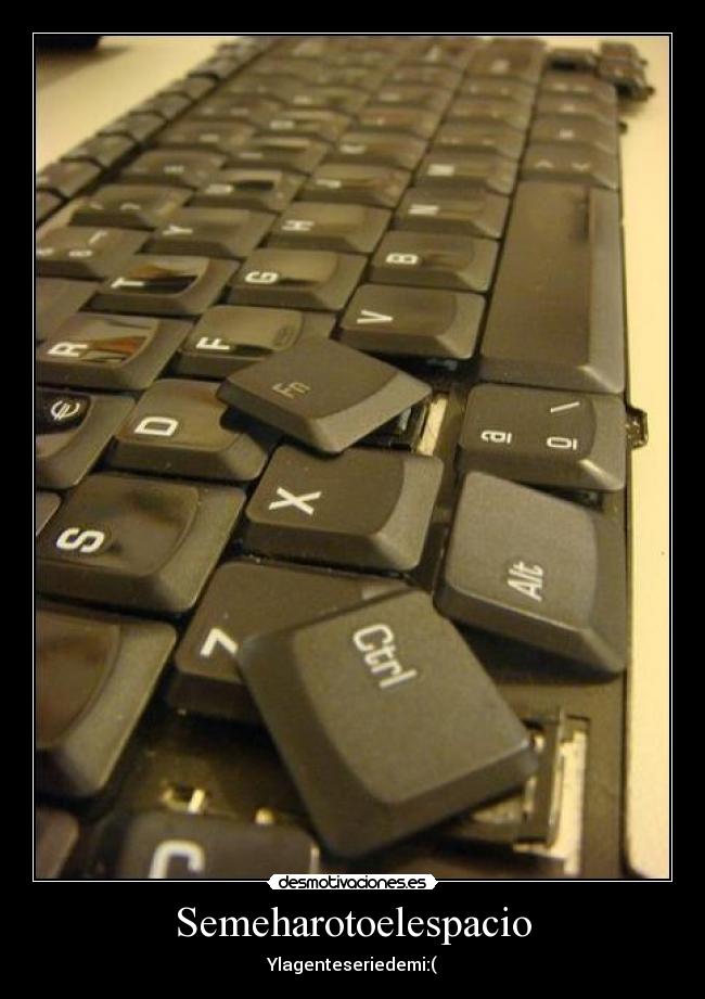 carteles teclado desmotivaciones