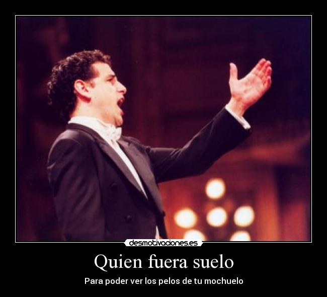Quien fuera suelo -