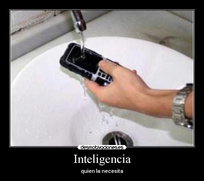 Inteligencia - quien la necesita