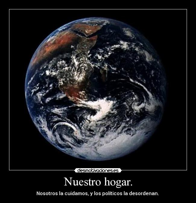 carteles tierra desmotivaciones