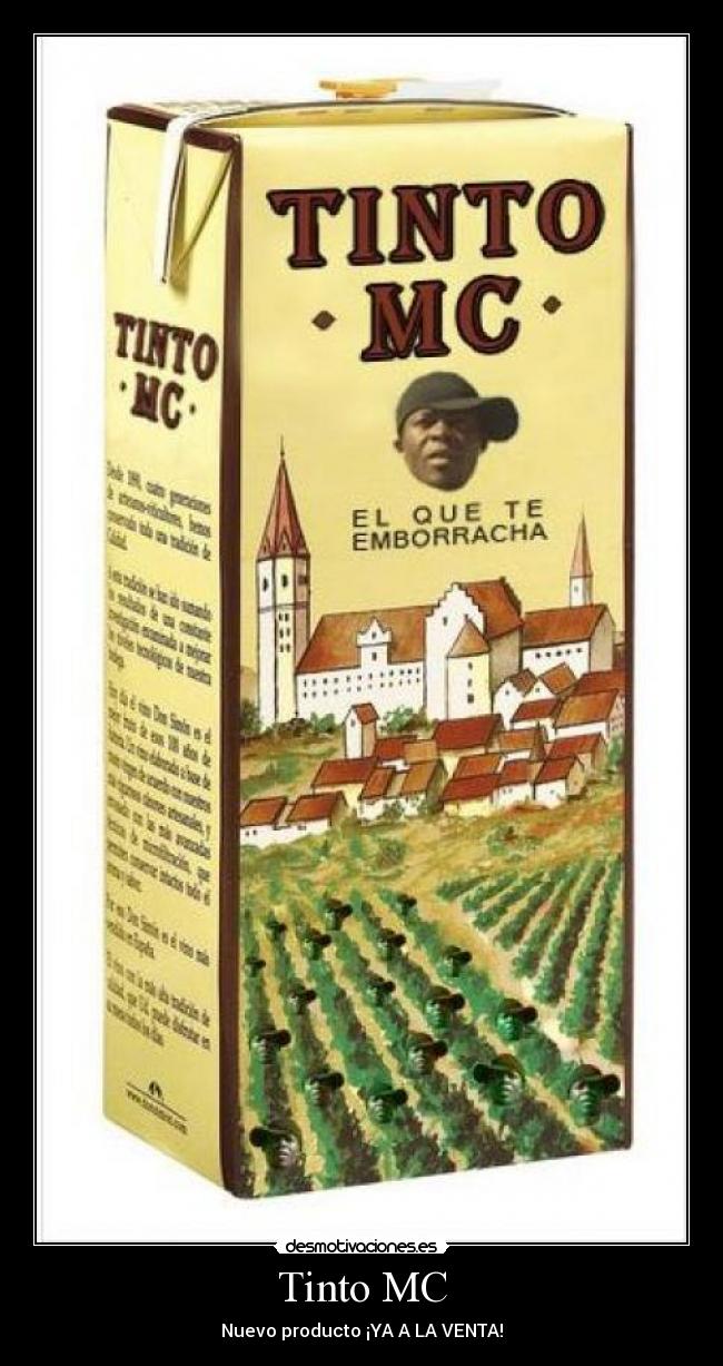 Tinto MC - Nuevo producto ¡YA A LA VENTA!