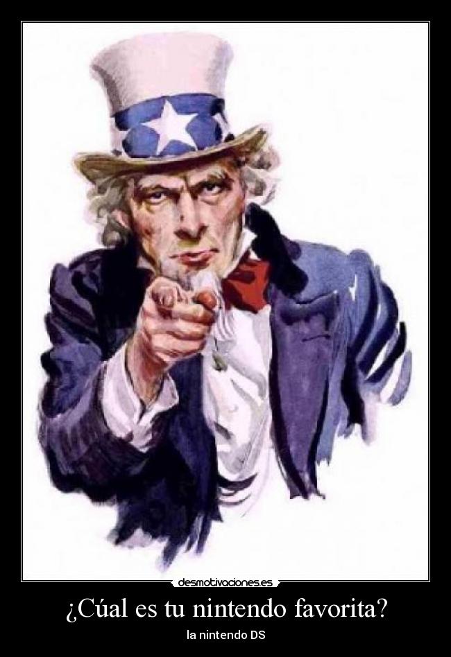 ¿Cúal es tu nintendo favorita? - la nintendo DS