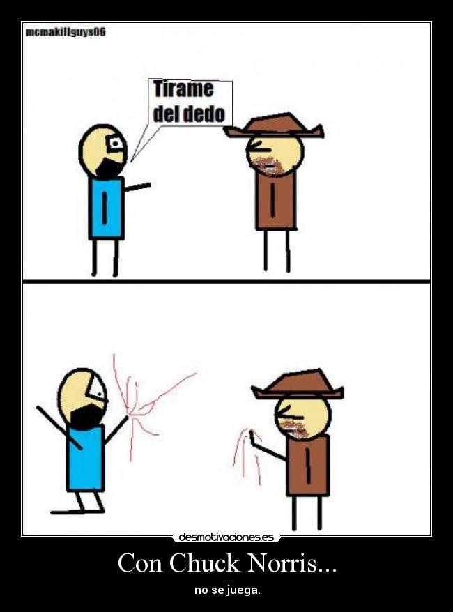 Con Chuck Norris... - 