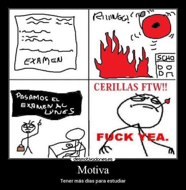 Motiva - Tener más días para estudiar