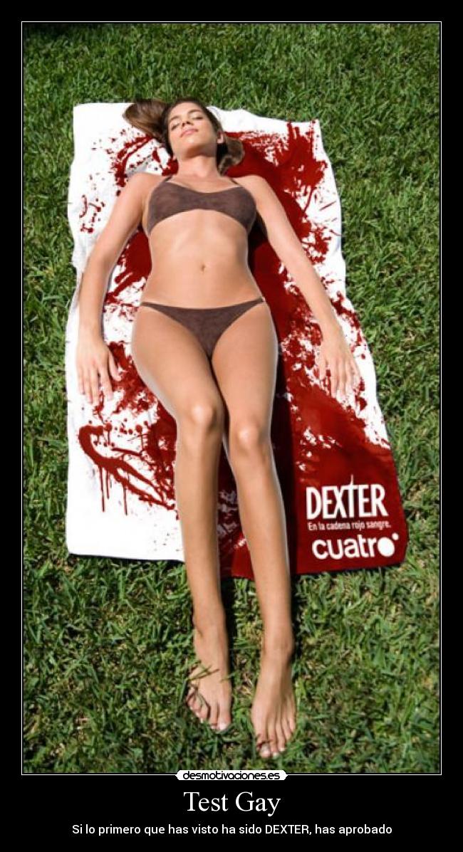 Test Gay - Si lo primero que has visto ha sido DEXTER, has aprobado
