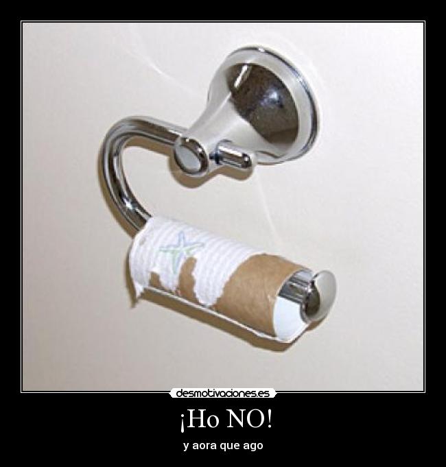 ¡Ho NO! - y aora que ago