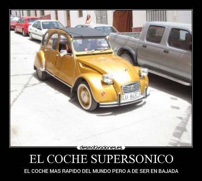 EL COCHE SUPERSONICO -